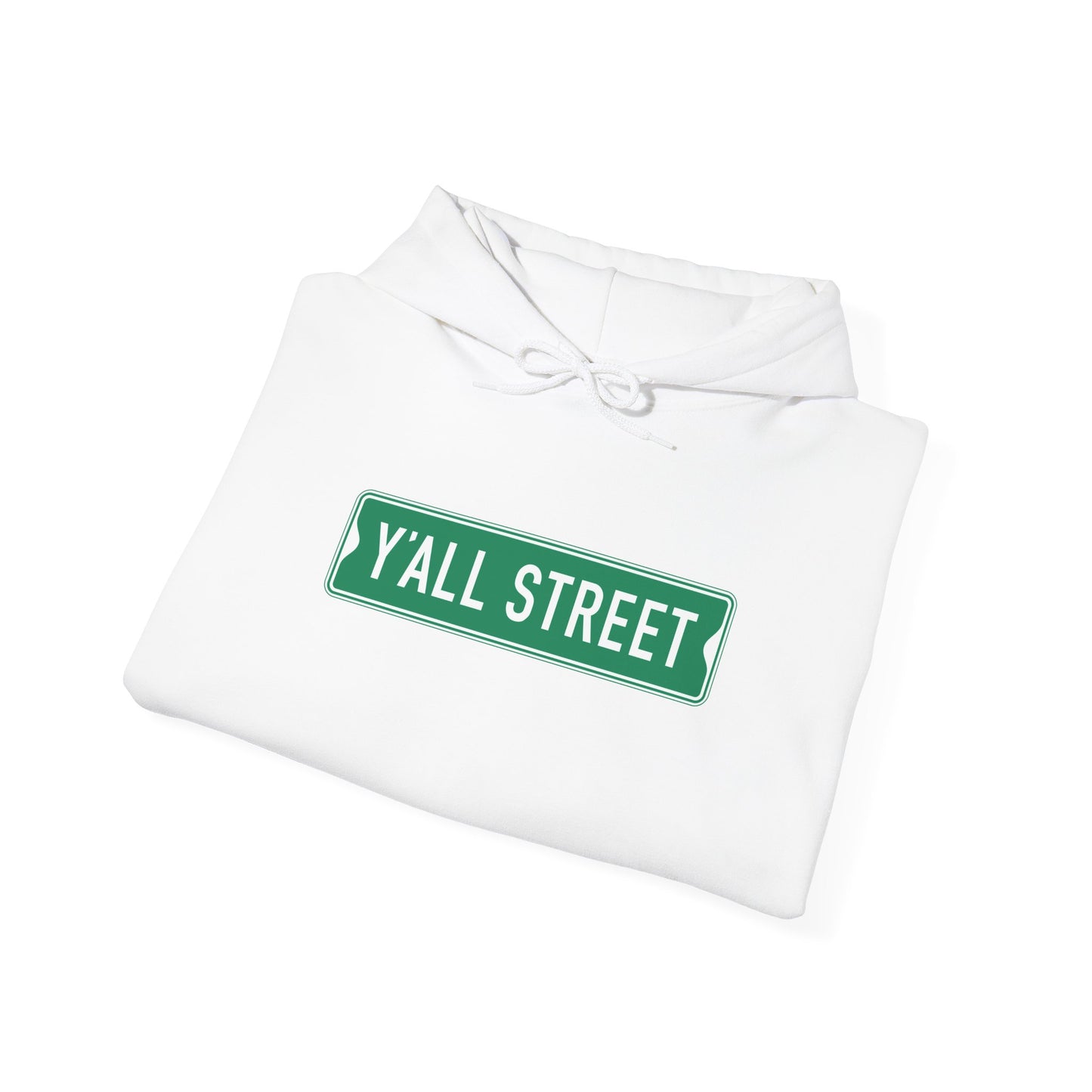 Y'all Street White Hoodie