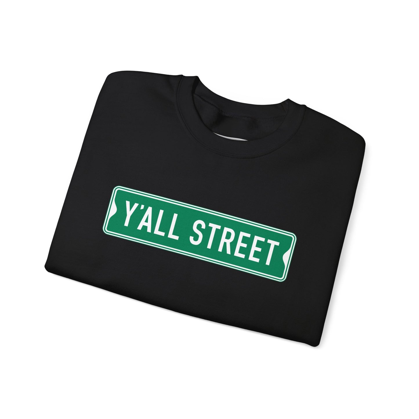 Y'all Street Black Crewneck