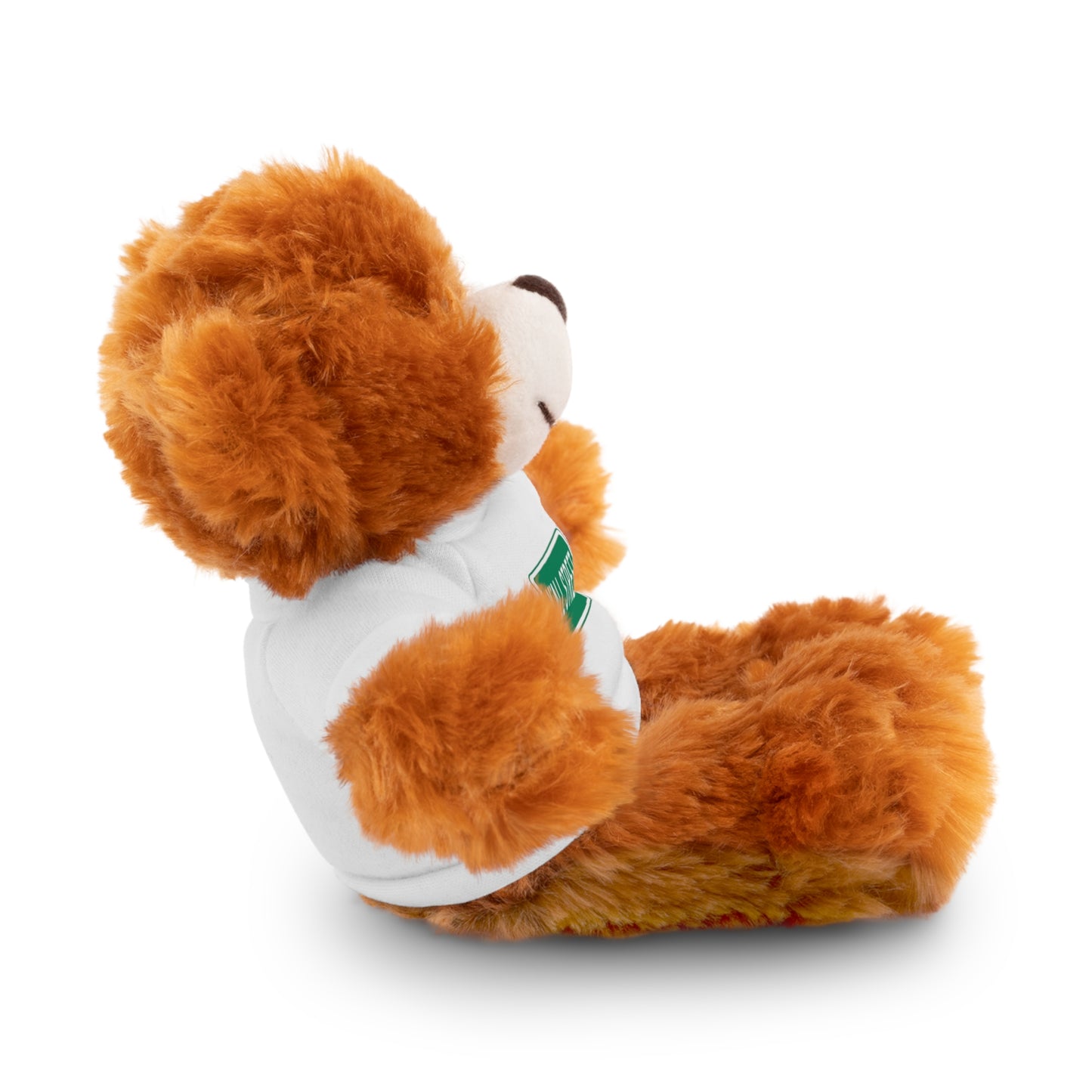 Teddy Bear — White Tee "Y'ALL STREET" Plush Stuffed Animal Gift