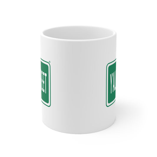 Y'all Street Coffee Mug — Funny Southern Sign Ceramic Mug (11 oz)