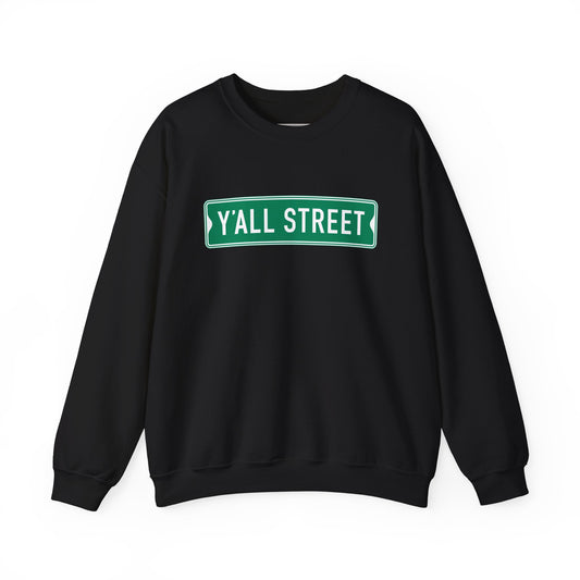 Y'all Street Black Crewneck