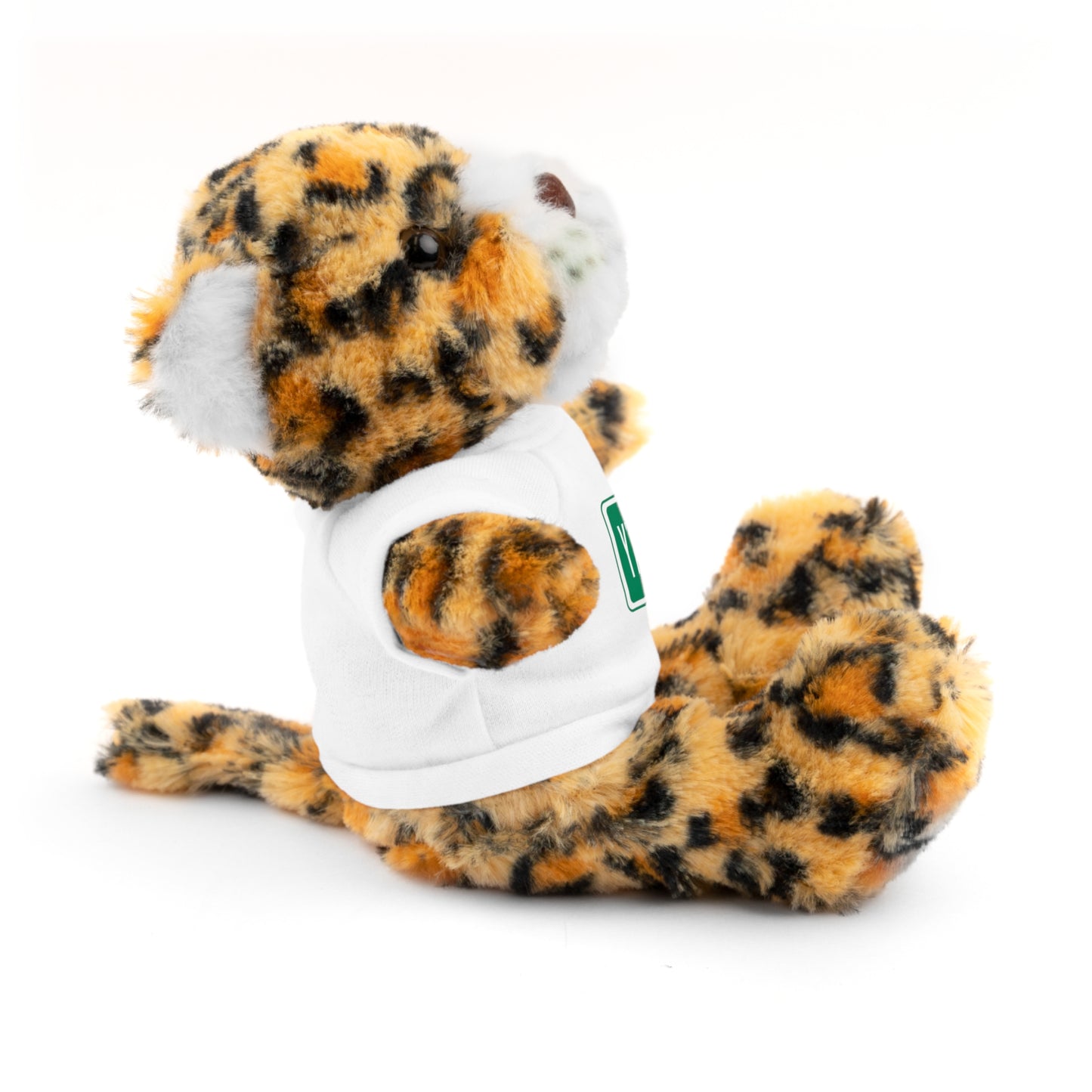 Teddy Bear — White Tee "Y'ALL STREET" Plush Stuffed Animal Gift