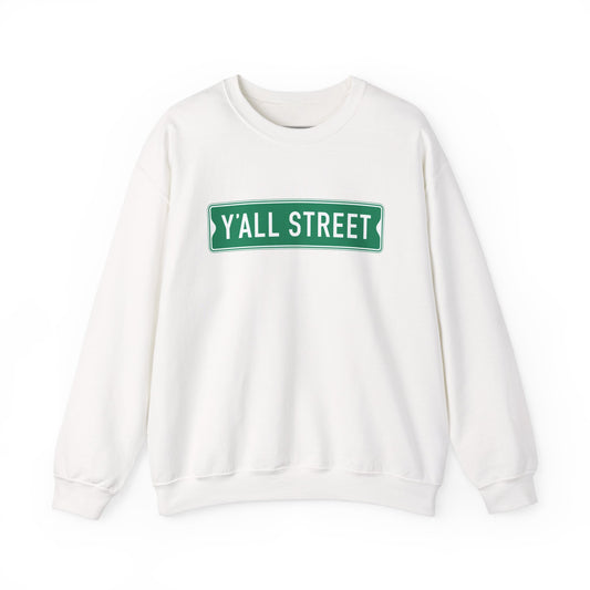 Y'all Street White Crewneck